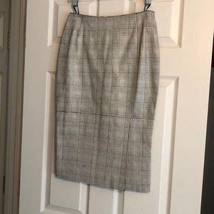 DOLCE & GABBANA Leather Pencil Skirt